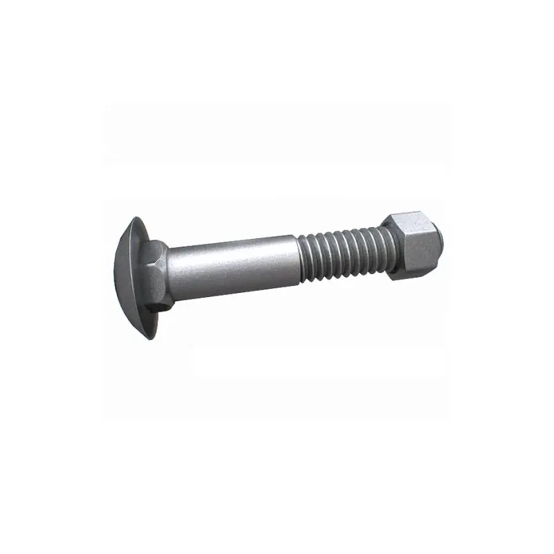 Metric Cup Head Bolt & Nut - Grade 4.6 Mild Steel Galvanised Finish