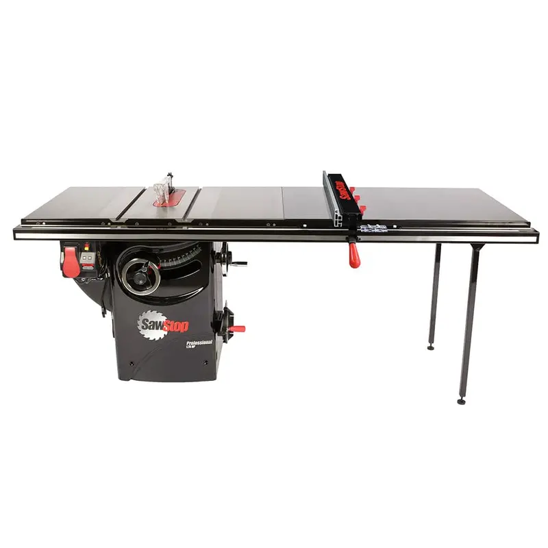 1-3/4 HP Professional Cabinet Saw with 52" Pro T-Glide Advance Fence System - 1 PH - 110V