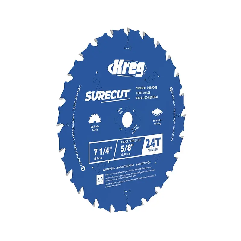 7 1/4" SureCut General Purpose 24-Tooth Saw Blade