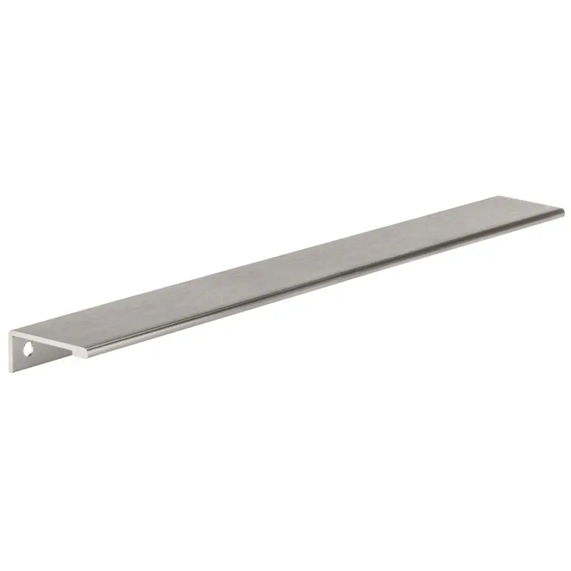 Contemporary Edge Pull, 16-3/8" Center-to-Center, Stainless Steel