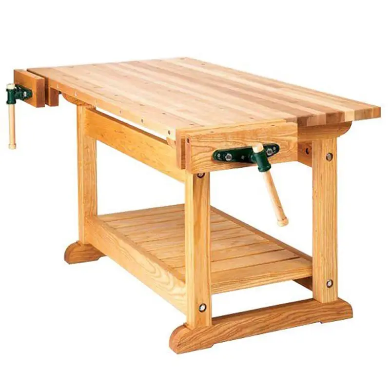 Downloadable Woodworking Project Plan to Build Traditional Workbench