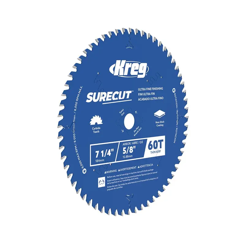 SureCut 7 " 60-Tooth Ultra Fine Finishing Blade