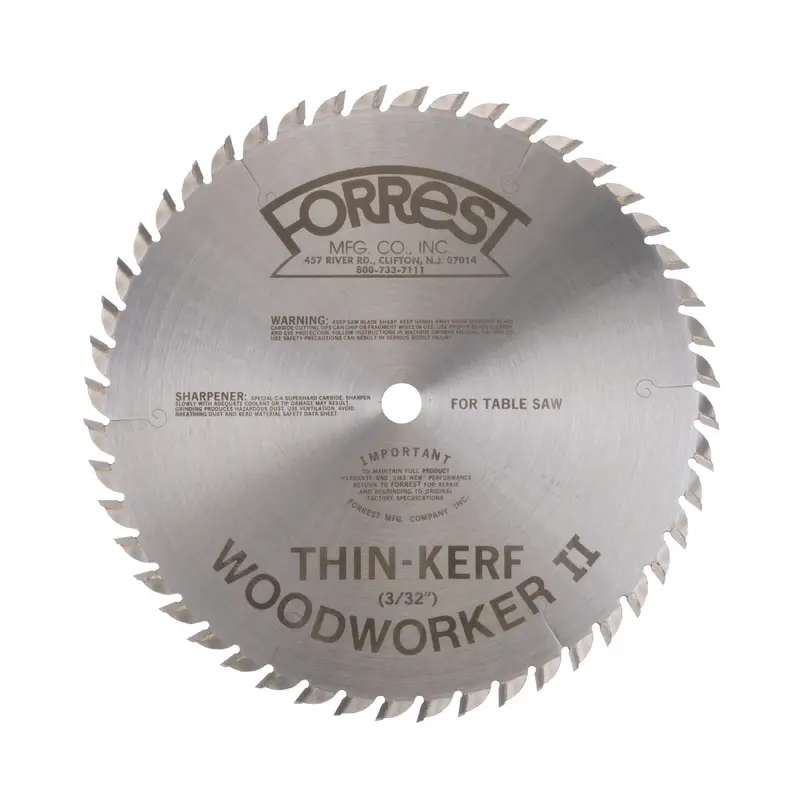 Woodworker II Saw Blade 10" x 48 Tooth Thin Kerf