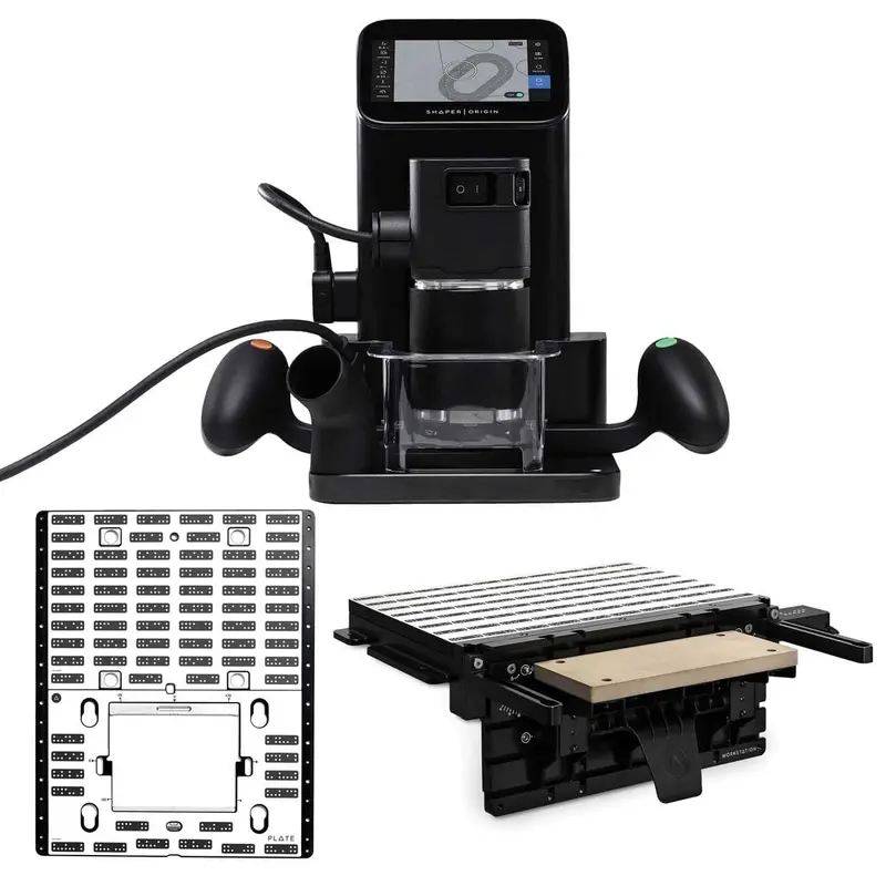Origin Handheld CNC Router with Shaper Workstation and Shaper Plate