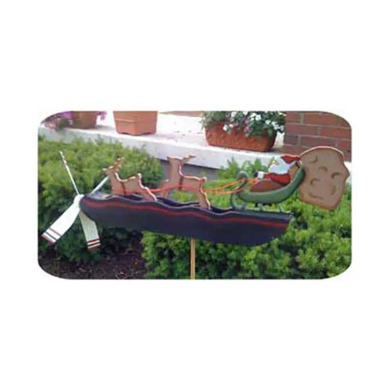 Woodworking Project Paper Plan to Build Christmas Santa Whirligig