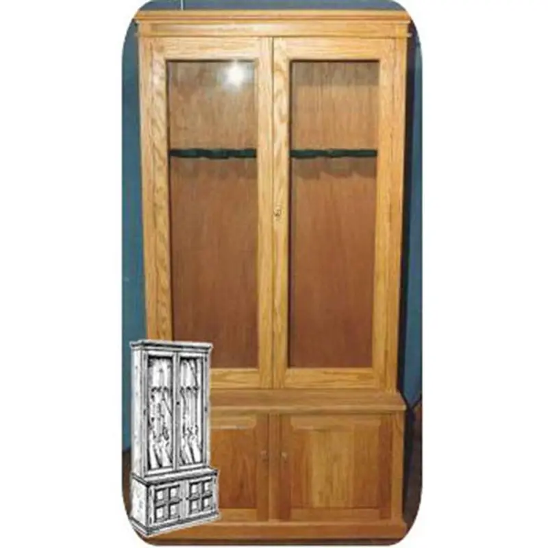 Woodworking Project Paper Plan to Build Large 8 Gun Cabinet