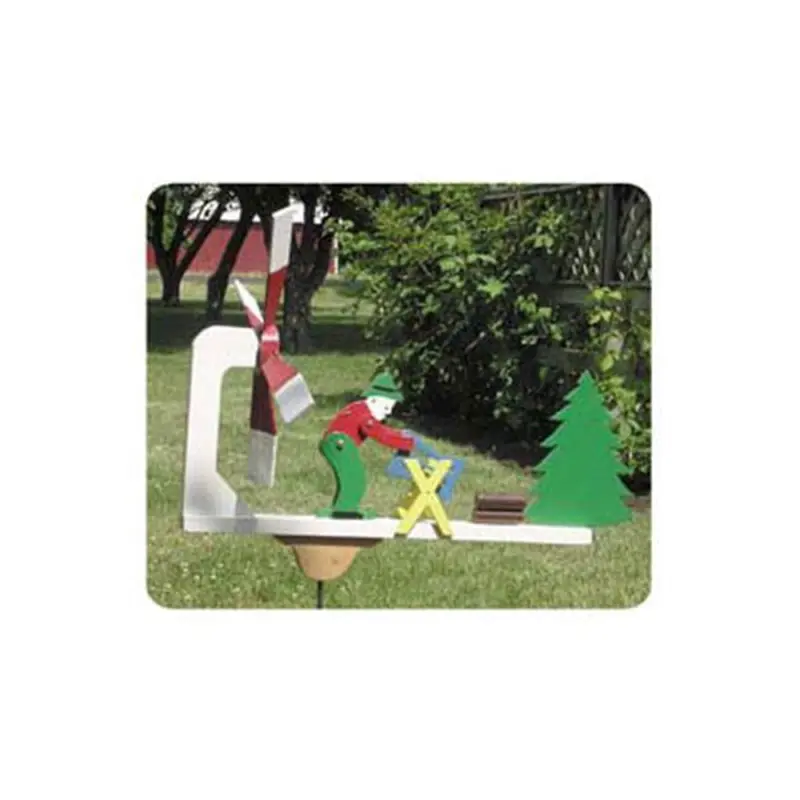 Woodworking Project Paper Plan to Build Lumberjack Whirligig