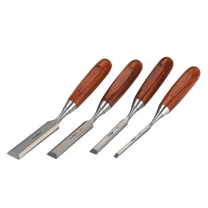 Bent Paring Chisel Set - 4 Piece