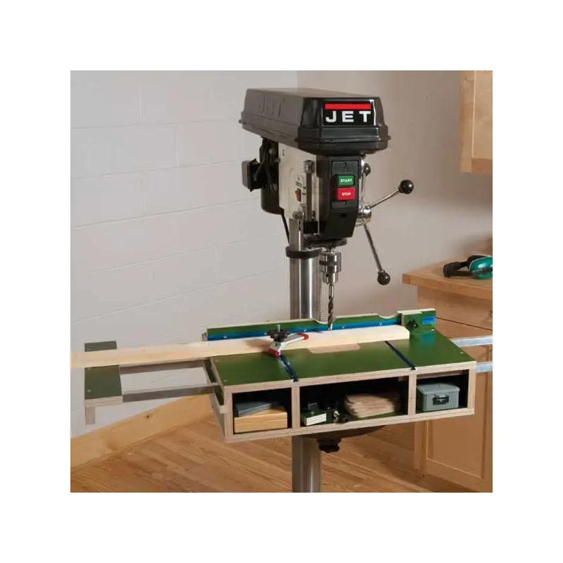 Tricked Out Drill Press Table - Downloadable Plan