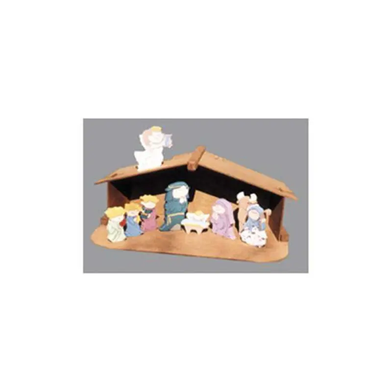 Woodworking Project Paper Plan to Build Small Nativity and Shelter