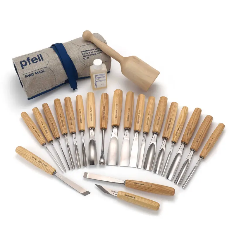 Carving Tool Brienz Collection Full Size Set 25 piece