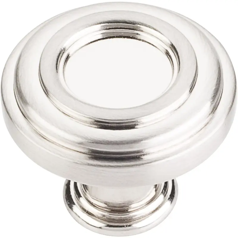 Lafayette Knob, 1-3/8" Dia.,  Satin Nickel