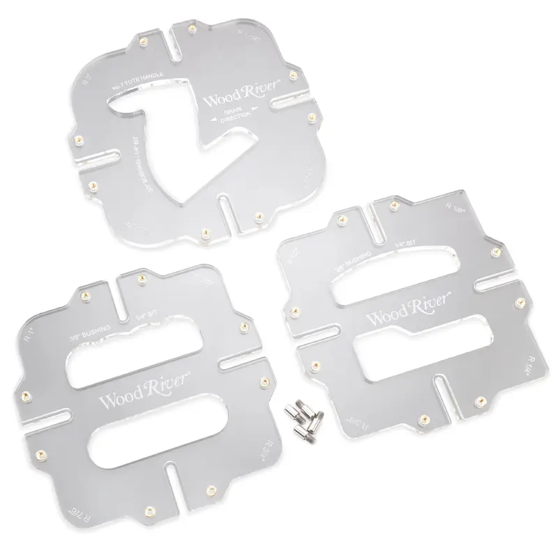 Corner Radius Router Jig Template Set - 3 Piece