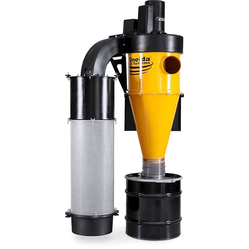 Dust Gorilla Pro with Smart Boost 35-Gallon Cyclone Dust Collector with Wall Mount - HEPA GFM - 5HP 1 Ph 230V