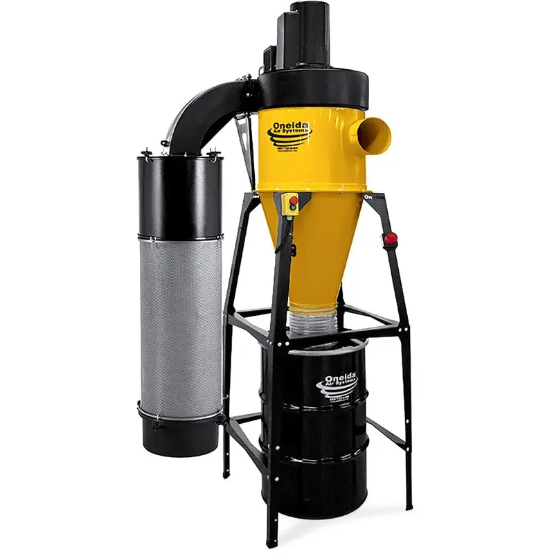 Dust Gorilla Pro with Smart Boost 55-Gallon Cyclone Dust Collector with Stand - HEPA GFM - 5HP 1 Ph 230V