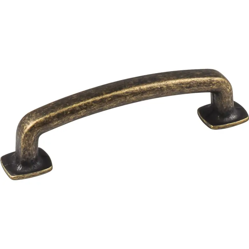 Belcastel 1 Pull, 96 mm C/C, Distressed Antique Brass