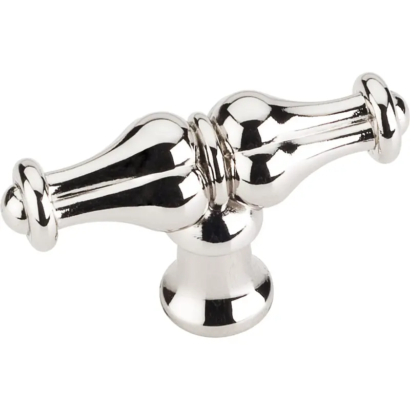 Bella "T" Knob, 2-1/4"  O.L., Polished Nickel