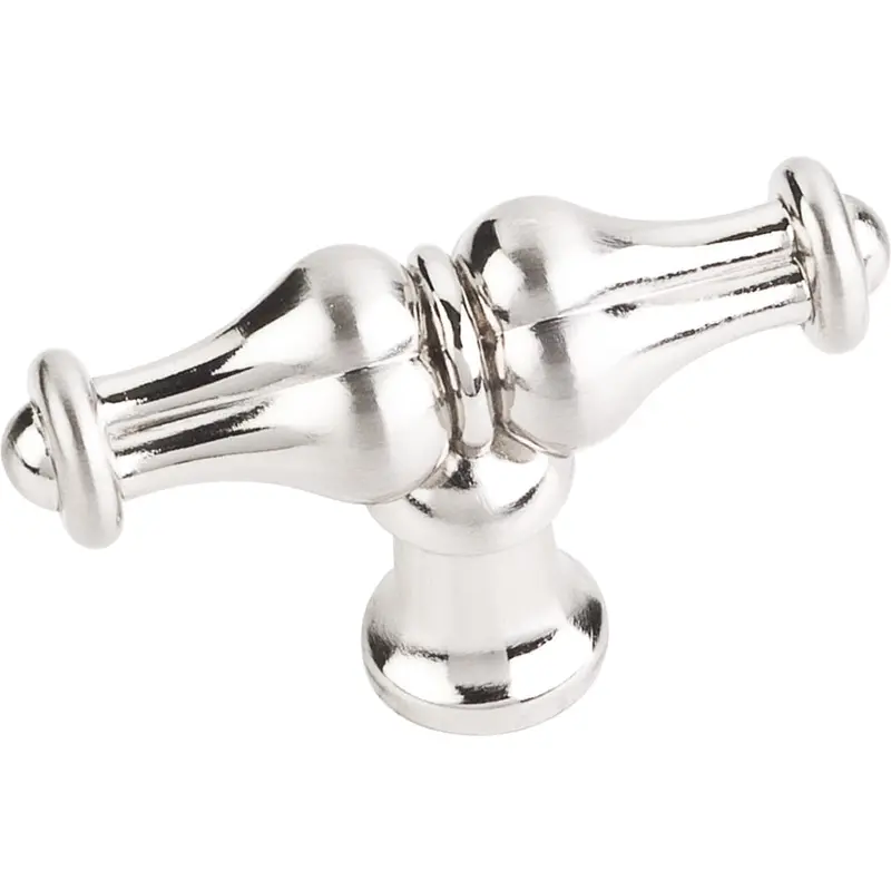 Bella "T" Knob, 2-1/4"  O.L., Satin Nickel