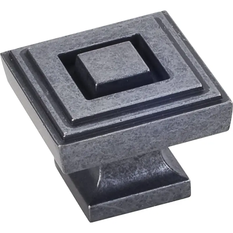 Delmar Large Knob, 1-1/4" O.L., Gun Metal