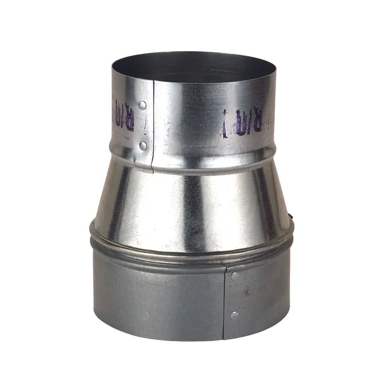 Reducer Dust Collection Fitting - Metal - Fits 4" Diameter Hose to 5" Port