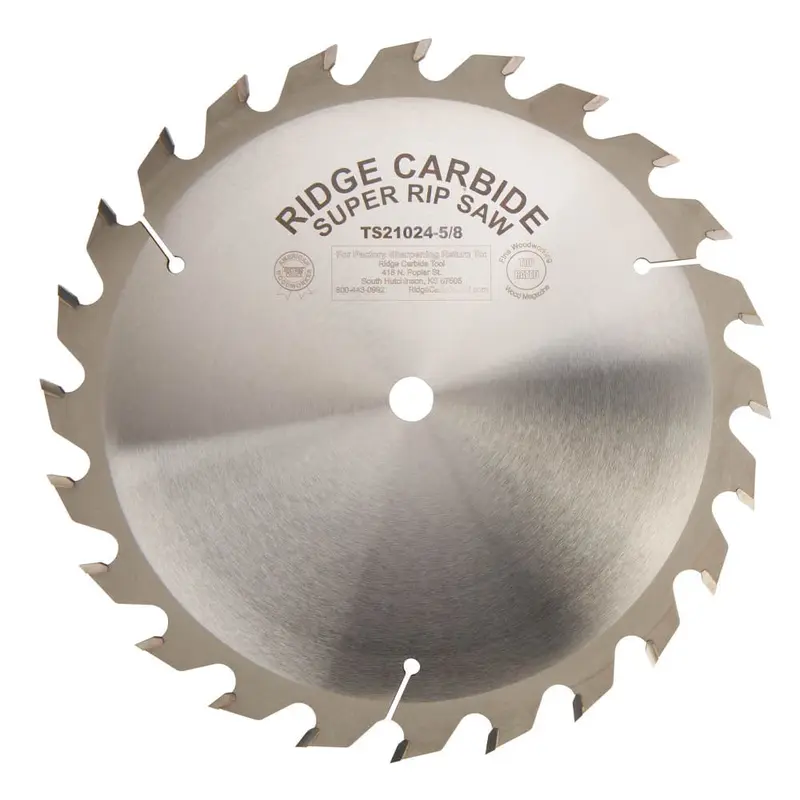 Heavy Duty TS2000 Super Rip Saw Blade - 10" x 5/8" Bore x 24T - STR - Full Kerf