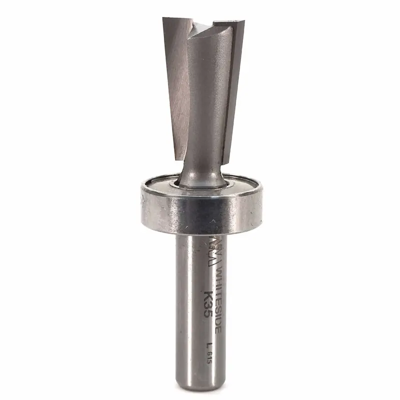 K35 7 Degree Dovetail Router Bit 3/8" SH 5/8" D X 1" CL X 2-5/8" OL