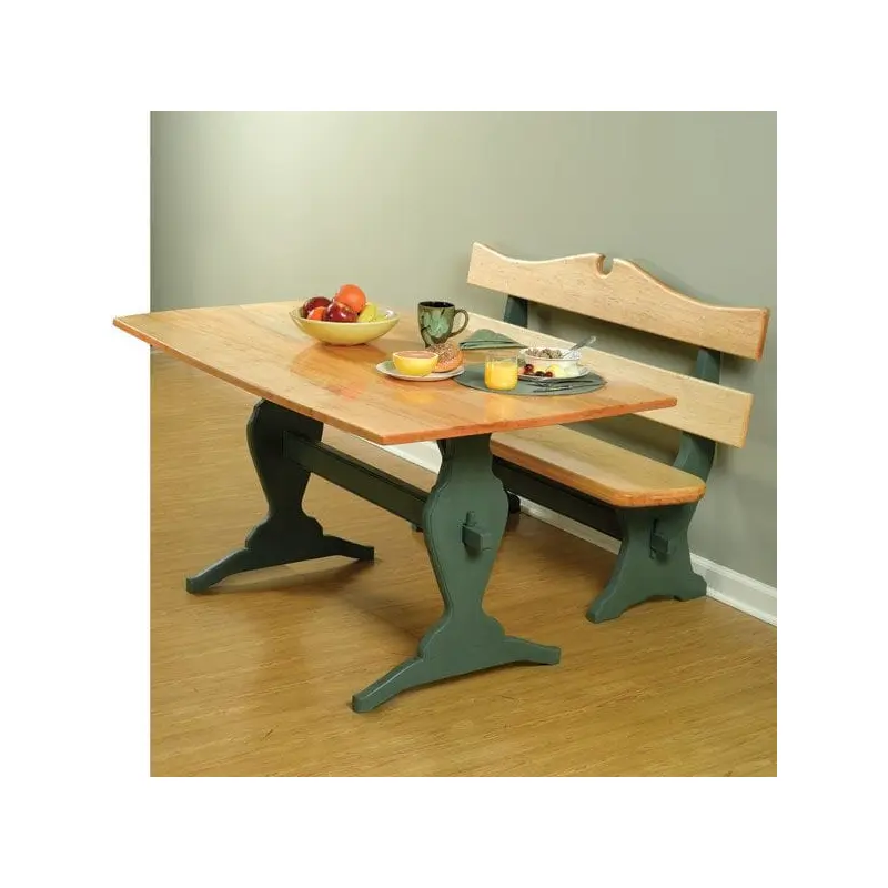 Trestle Table and Benches - Downloadable Plan