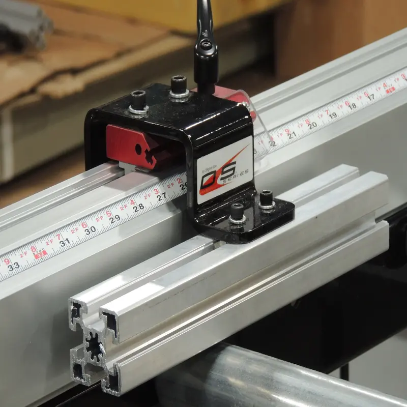 6' Left Mount R-L Read, Fixed Slider