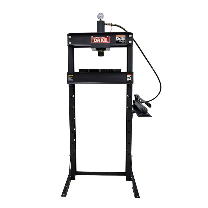 Utility Hydraulic Press - Manual - H-Frame - Floor - 10-Ton