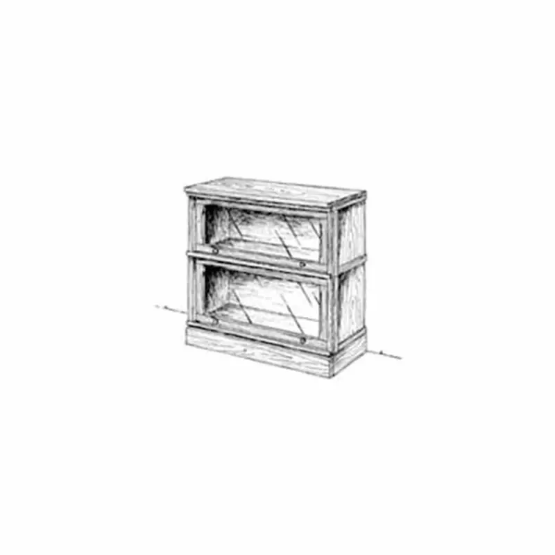 Woodworking Project Paper Plan to Build Stackable Lawyers Bookcase