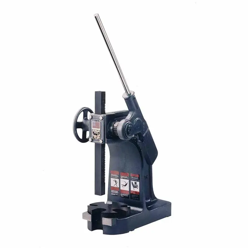 Ratchet Leverage Arbor Press - Model 1-1/2 - 3-Ton