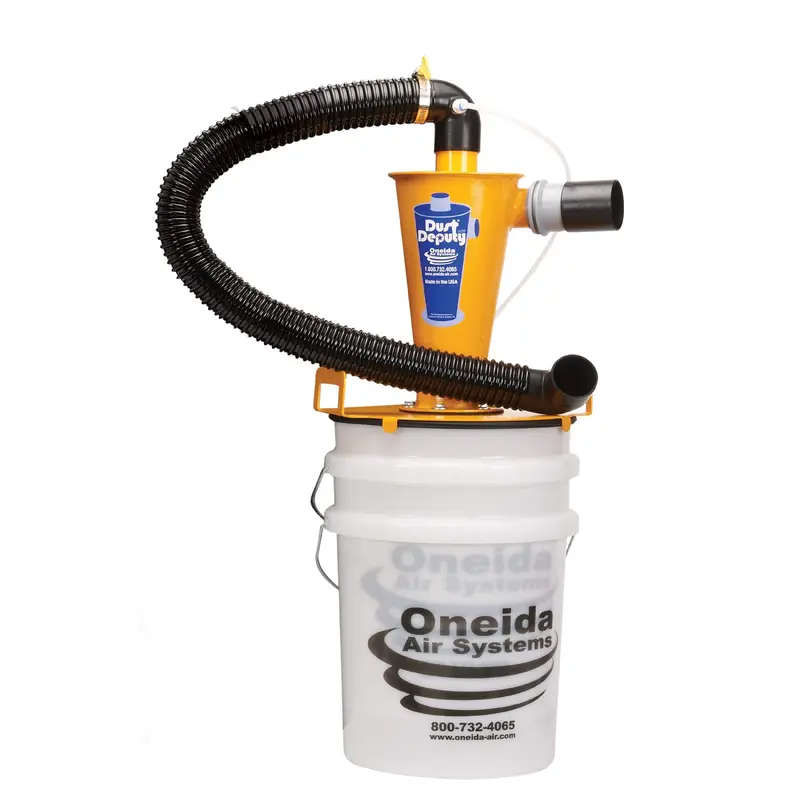 Heavy-Duty Dust Deputy Cyclone Separator - 5 Gallon Kit