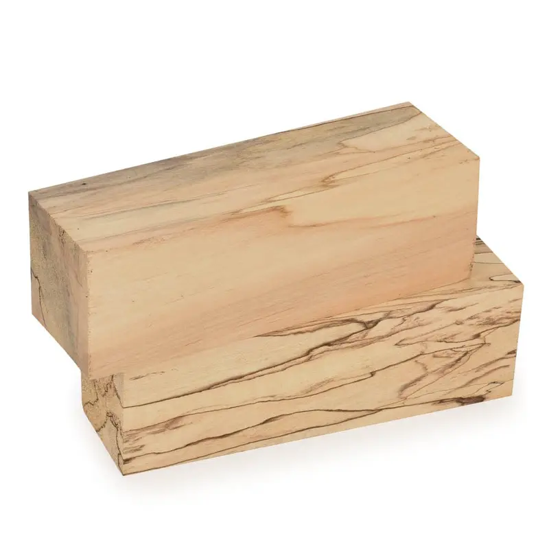 Spalted Maple - 2" x 2" x 6" - 2 Piece