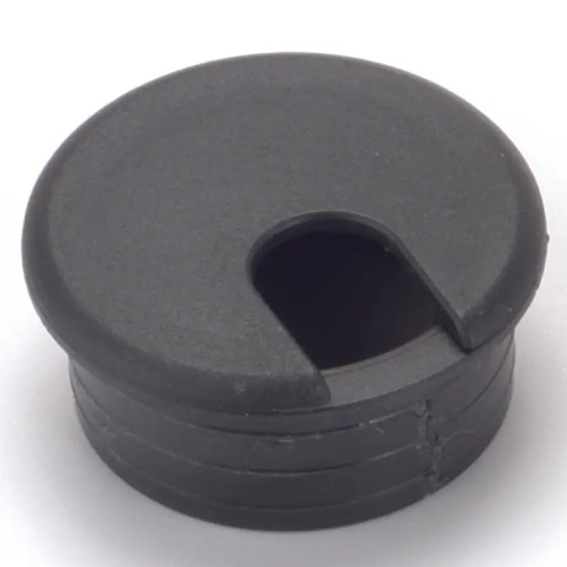 2" Cable Management Plastic Grommet Black