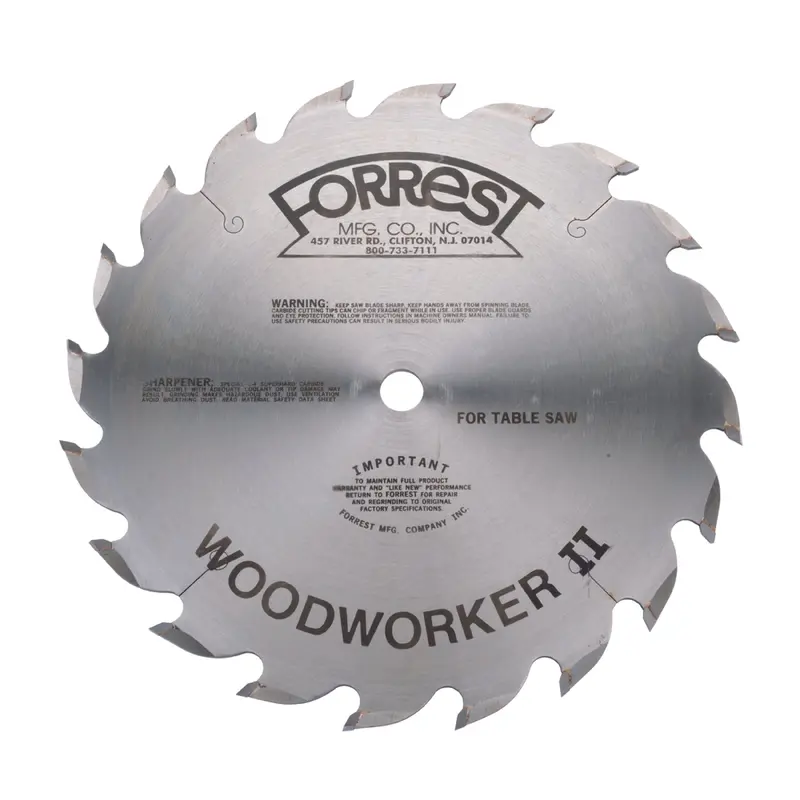 WW10206125 Woodworker II Rip Blade Alt Top Raker 10" x 20 Tooth ATB .125"