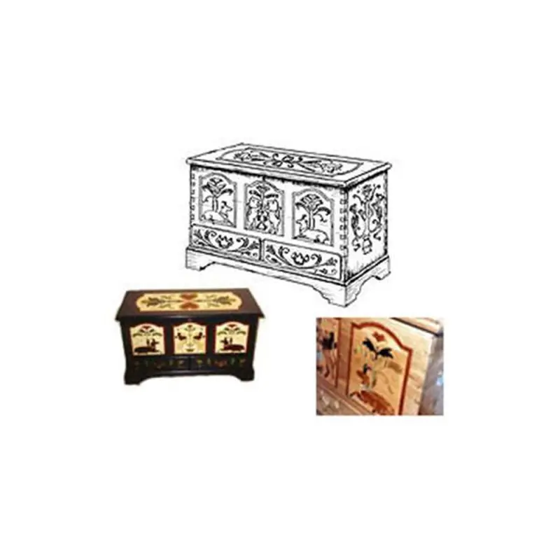 Woodworking Project Paper Plan to Build PA Dowery Chest