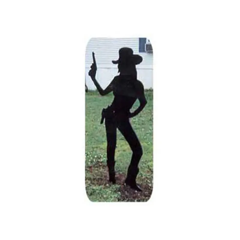 Woodworking Project Paper Plan to Build Six Shootin' Cowgirl Shadow