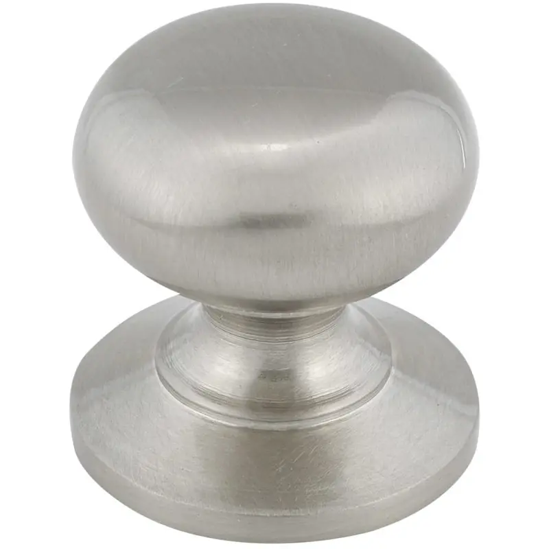 Traditional Knob, 1-1/4" D, Brushed Nickel