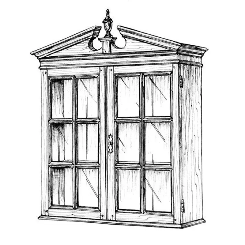 Woodworking Project Paper Plan to Build Secretary Bookcase Top