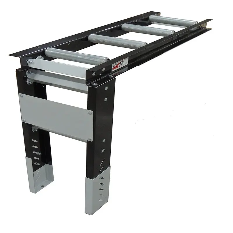 Roller Table Extension - 4' x 22" Kit - Plated Steel Rollers