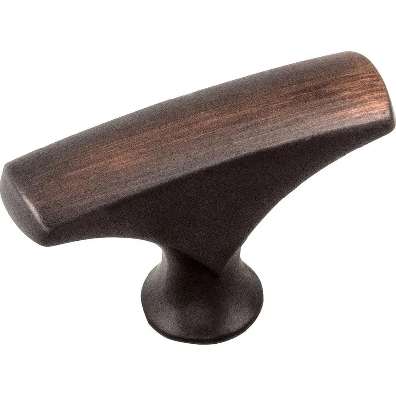 Zinc Die Cast Cabinet Knob, 1-5/8" Diameter Brushed Oil Rubbed Bronze