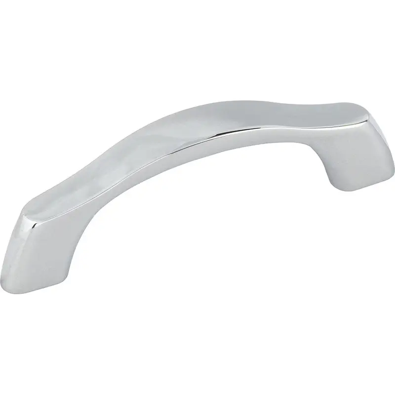 Zinc Die Cast Cabinet Knob, 1-5/8" Diameter Polished Chrome