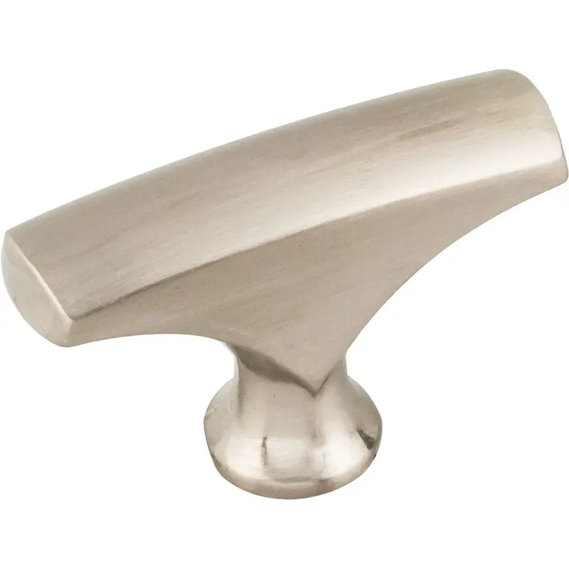 Zinc Die Cast Cabinet Knob, 1-5/8" Diameter Satin Nickel