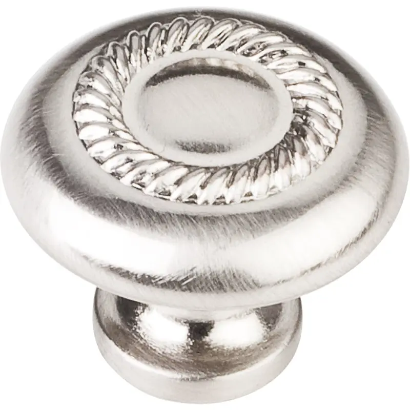 Cypress Knob, 1-1/4" Dia.,  Satin Nickel