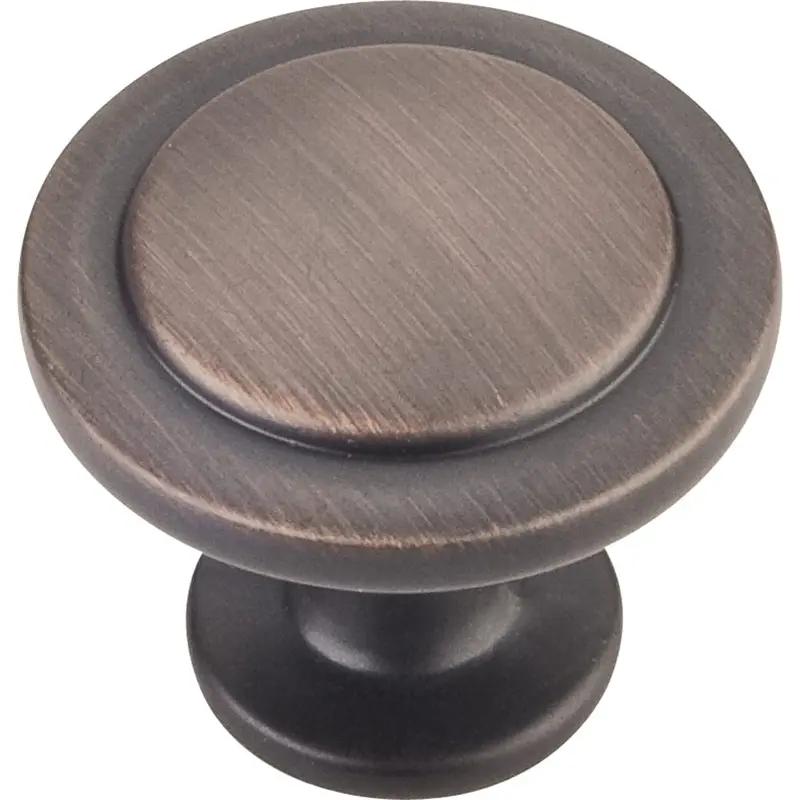 Gatsby Knob, 1-1/4" Dia.,  Brushed Oil Rubbed Bronze