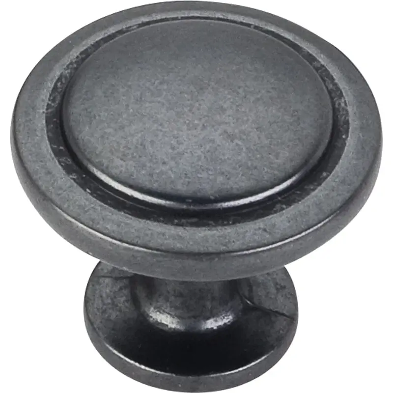 Gatsby Knob, 1-1/4" Dia.,  Gun Metal