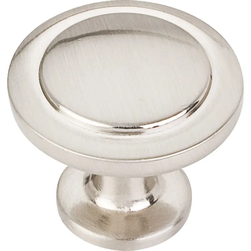 Gatsby Knob, 1-1/4" Dia.,  Satin Nickel