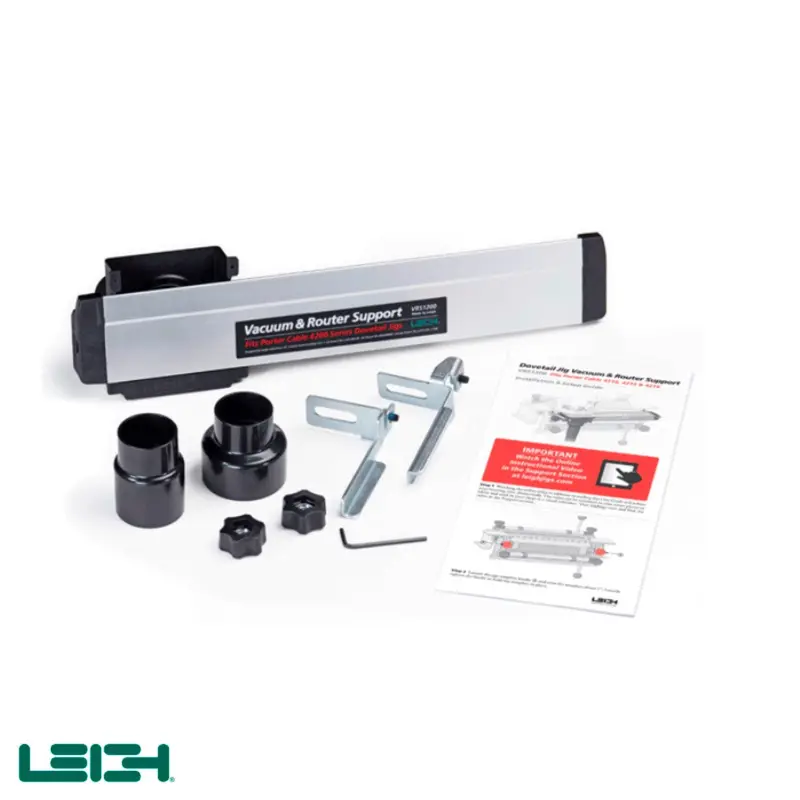 Vacuum and Router Support for PC 4200 Series Dovetail Jigs