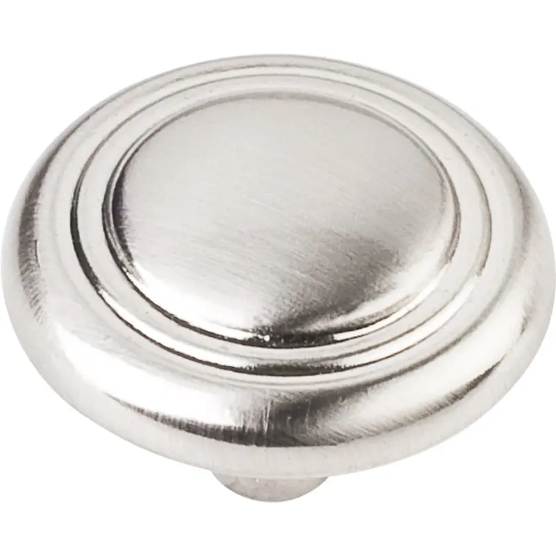 Vienna Knob, 1-1/4" Dia.,  Satin Nickel