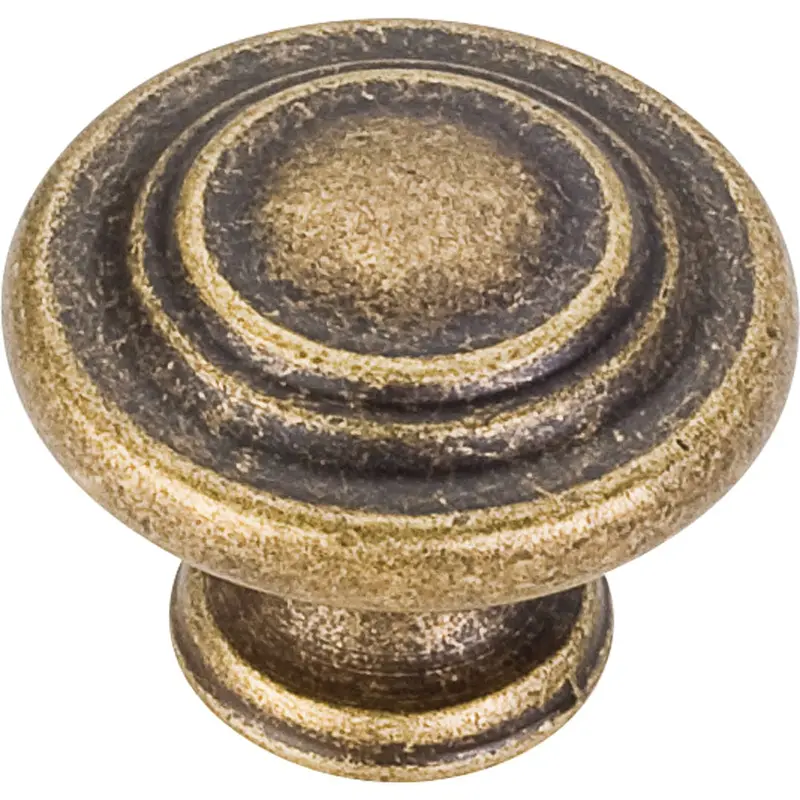 Arcadia Knob, 1-5/16" Dia.,   Distressed Antique Brass
